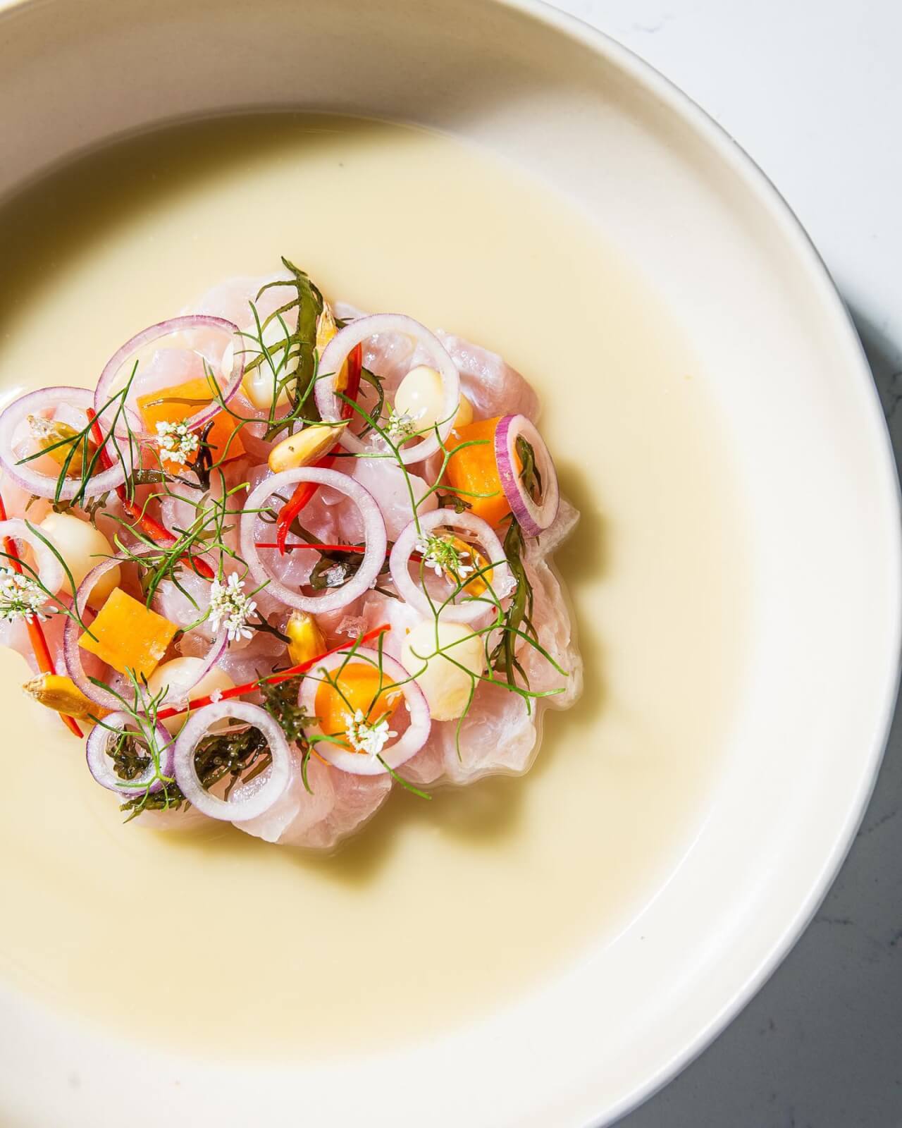 Bowl of cebiche from Causa.