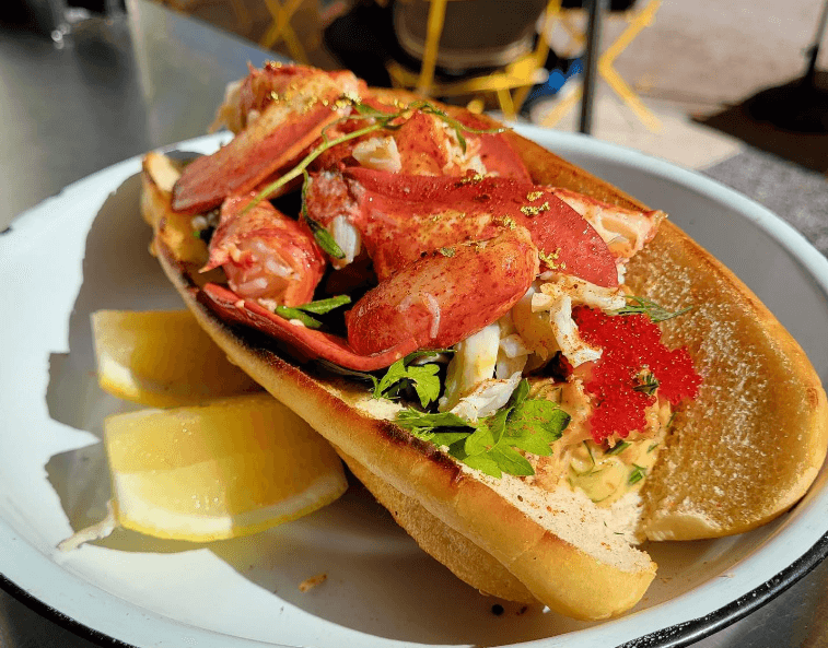 Lobster roll from Fishmonger.