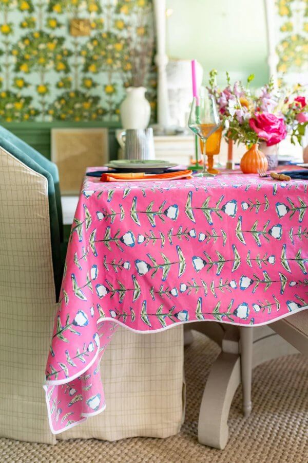 Tulip Pink Sydney Tablecloth main image 1
