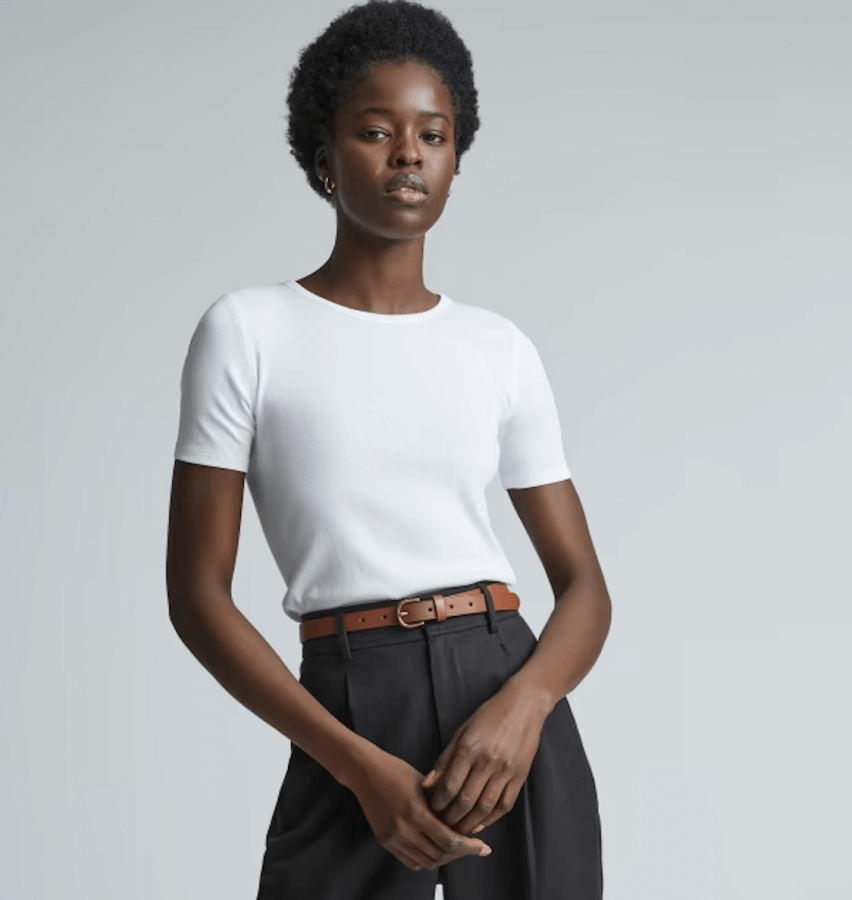 everlane t shirt white