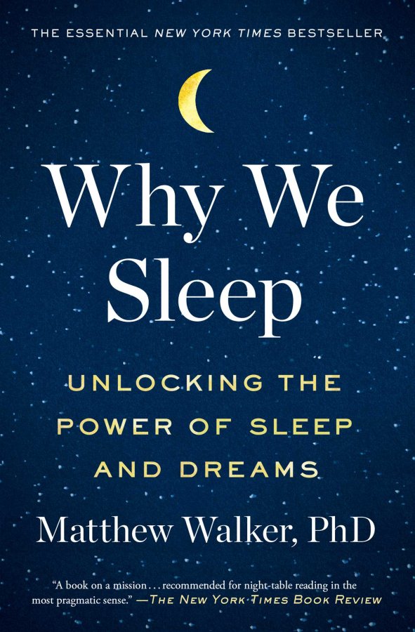 The cover of the book Why We Sleep by Matthew Walker