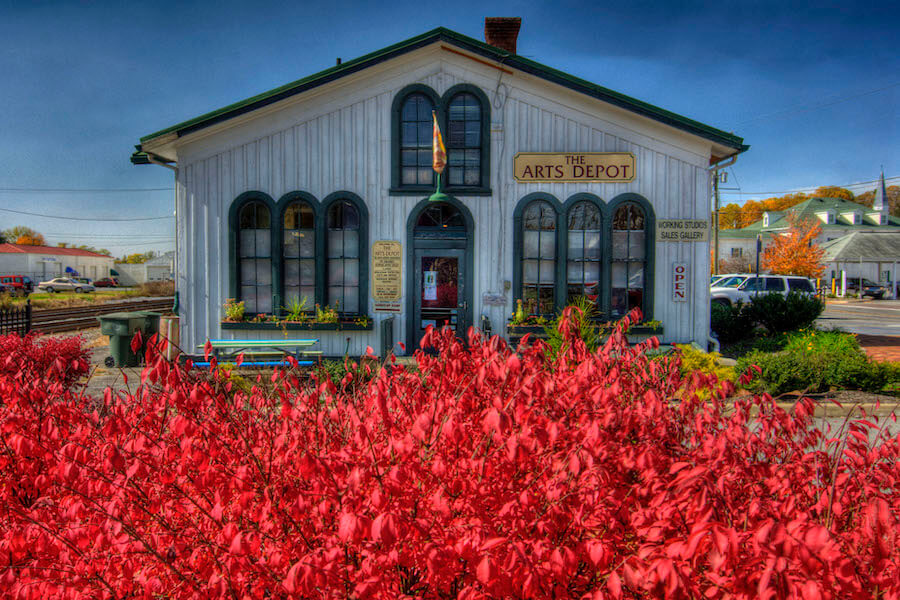 Front exterior of The Arts Depot in Abingdon, VA.
