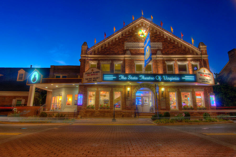 Front exterior of The Barter Theatre.