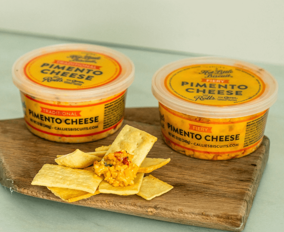 callie's hot little biscuit pimento cheese with crackers