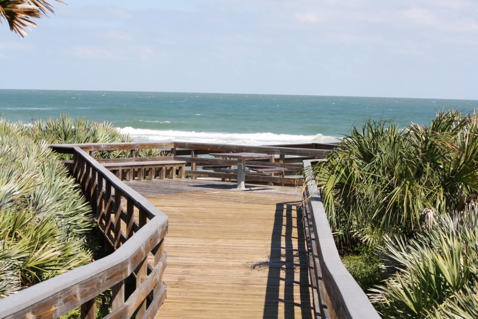 Boardwalk at Canaveral National Seashore 