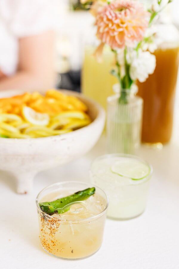 Two summer cocktails