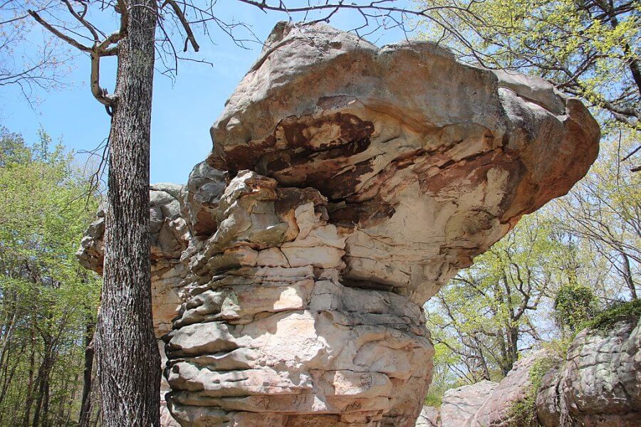 Mushroom Rock at Little River Canyon 