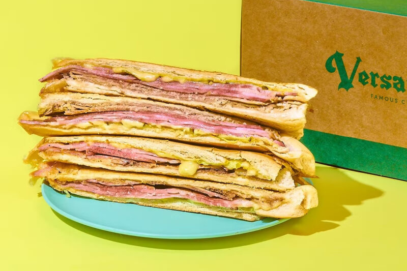 cuban sandwich on a plate