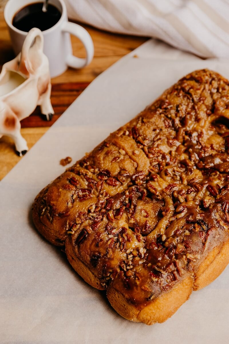 batch of pecan sweet rolls