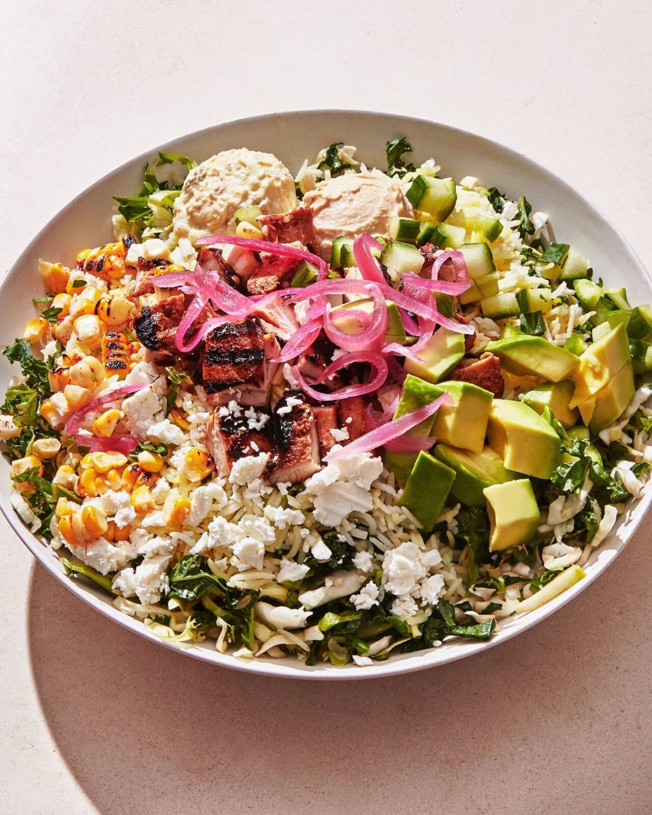 salad with various toppings