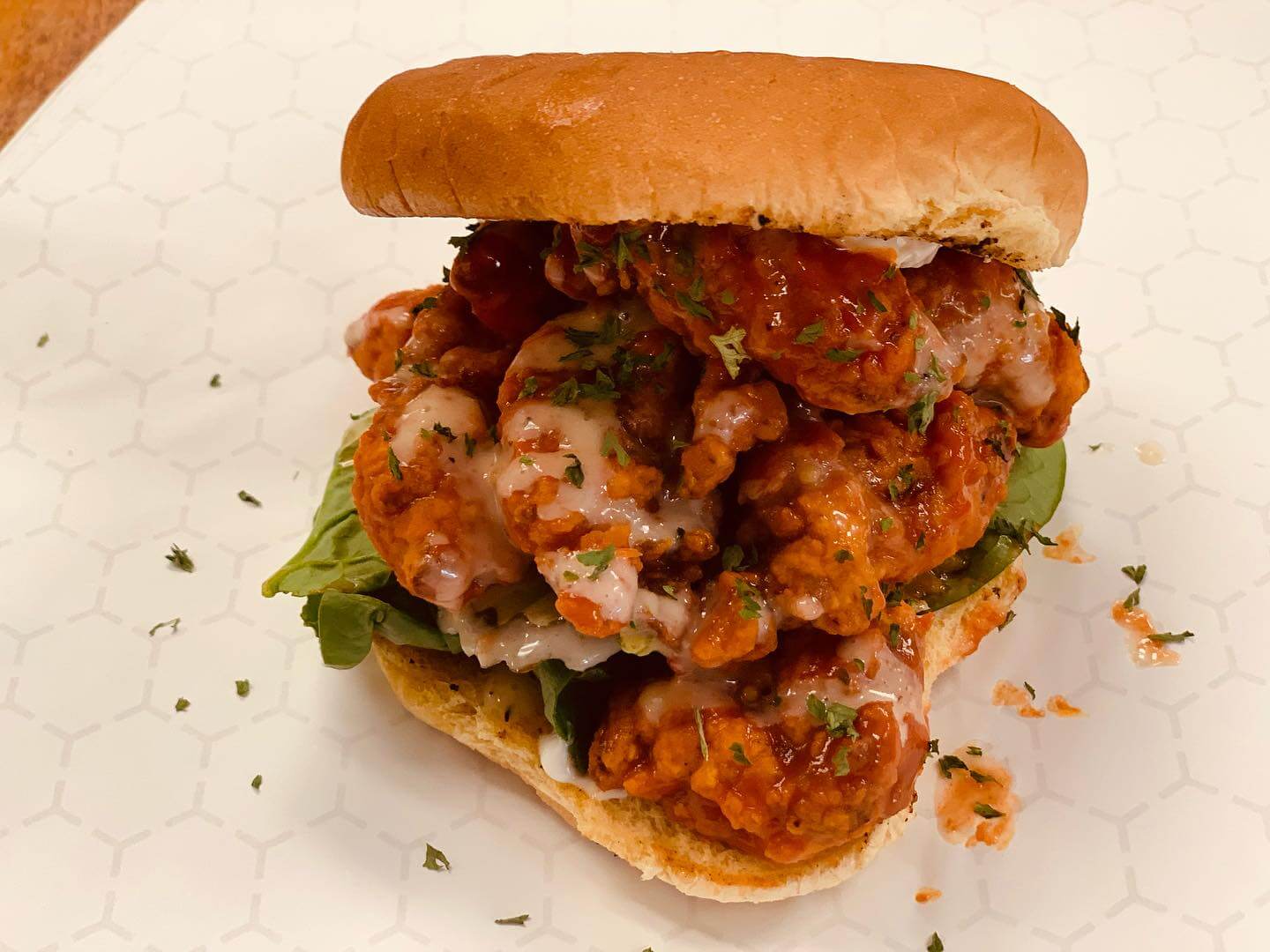 Plant Based Heat Mushroom Burger
