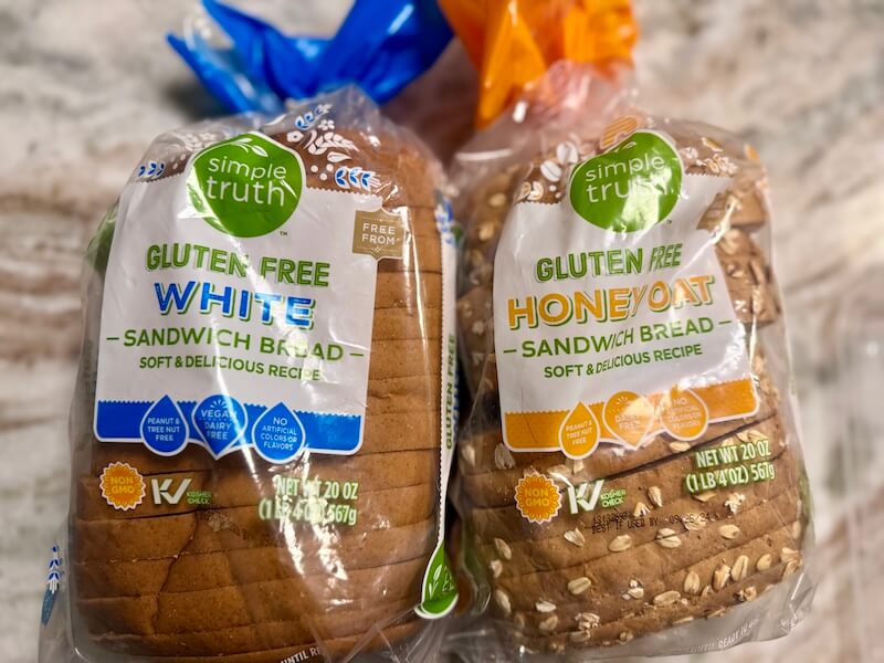 gluten free simple truth bread found at Kroger