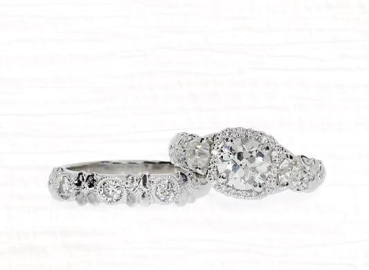 Two diamond rings