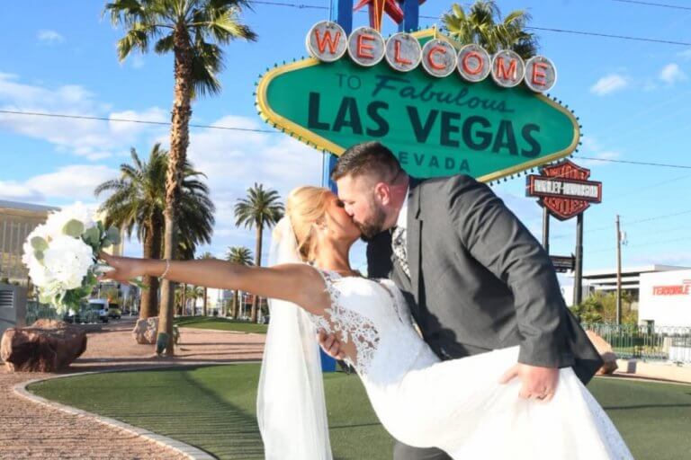 They Had the Last Pre-COVID Las Vegas Wedding!