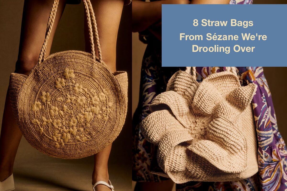 Sézane’s Floral Raffia Bags Are Selling Out Fast: 8 Summer Styles You Need to See