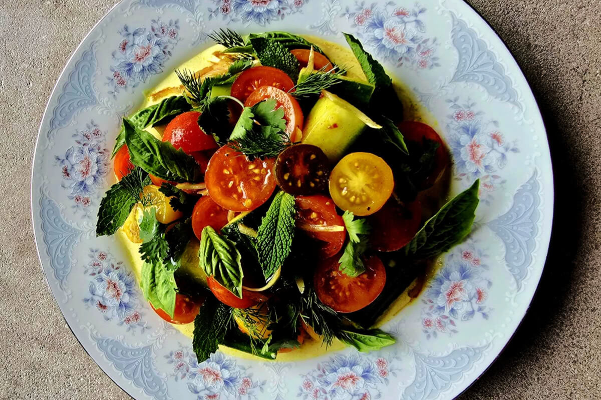 RECIPE: The Anvil Pub’s Masala Tomato Salad