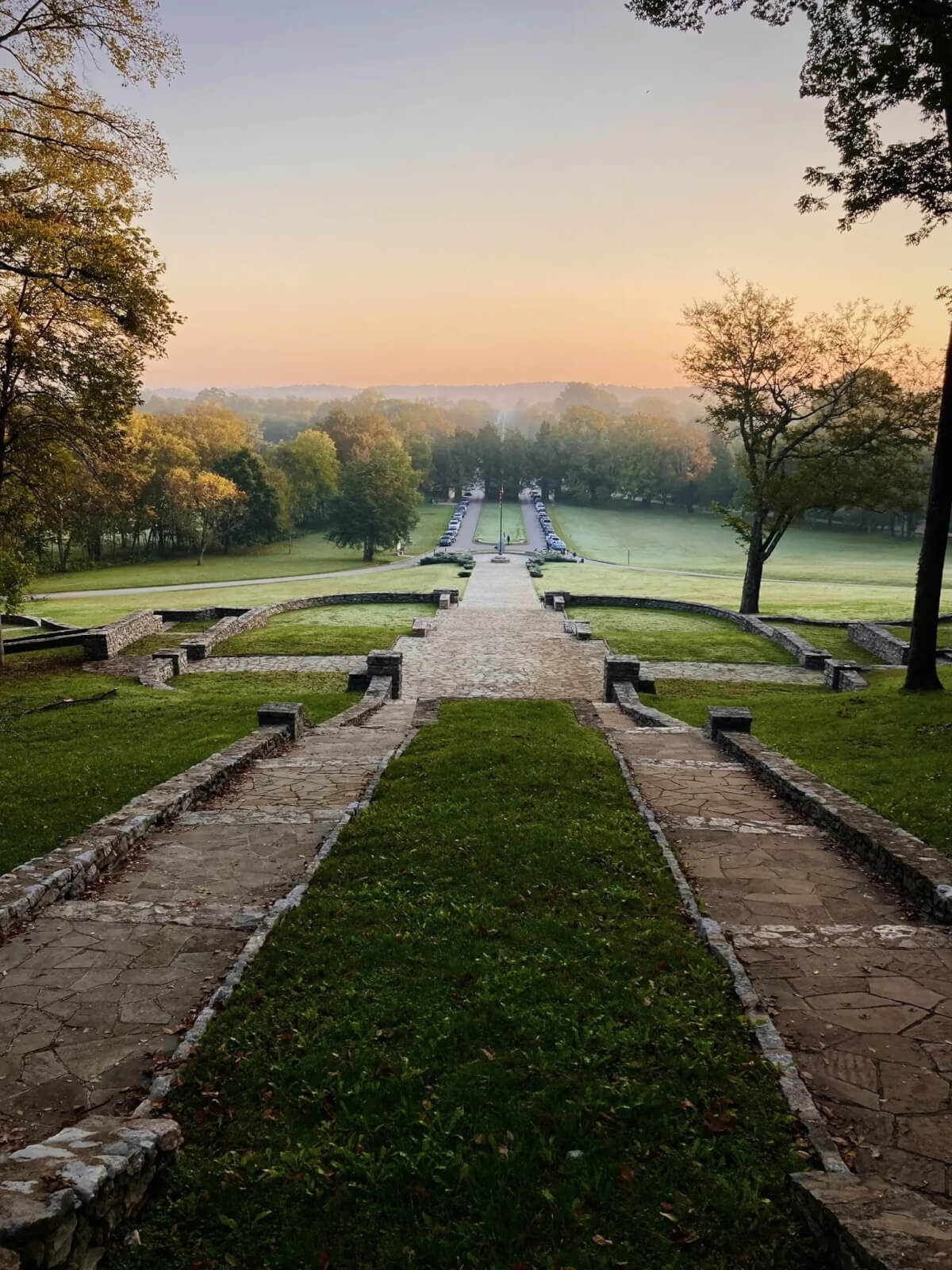 Percy Warner Park at sunset