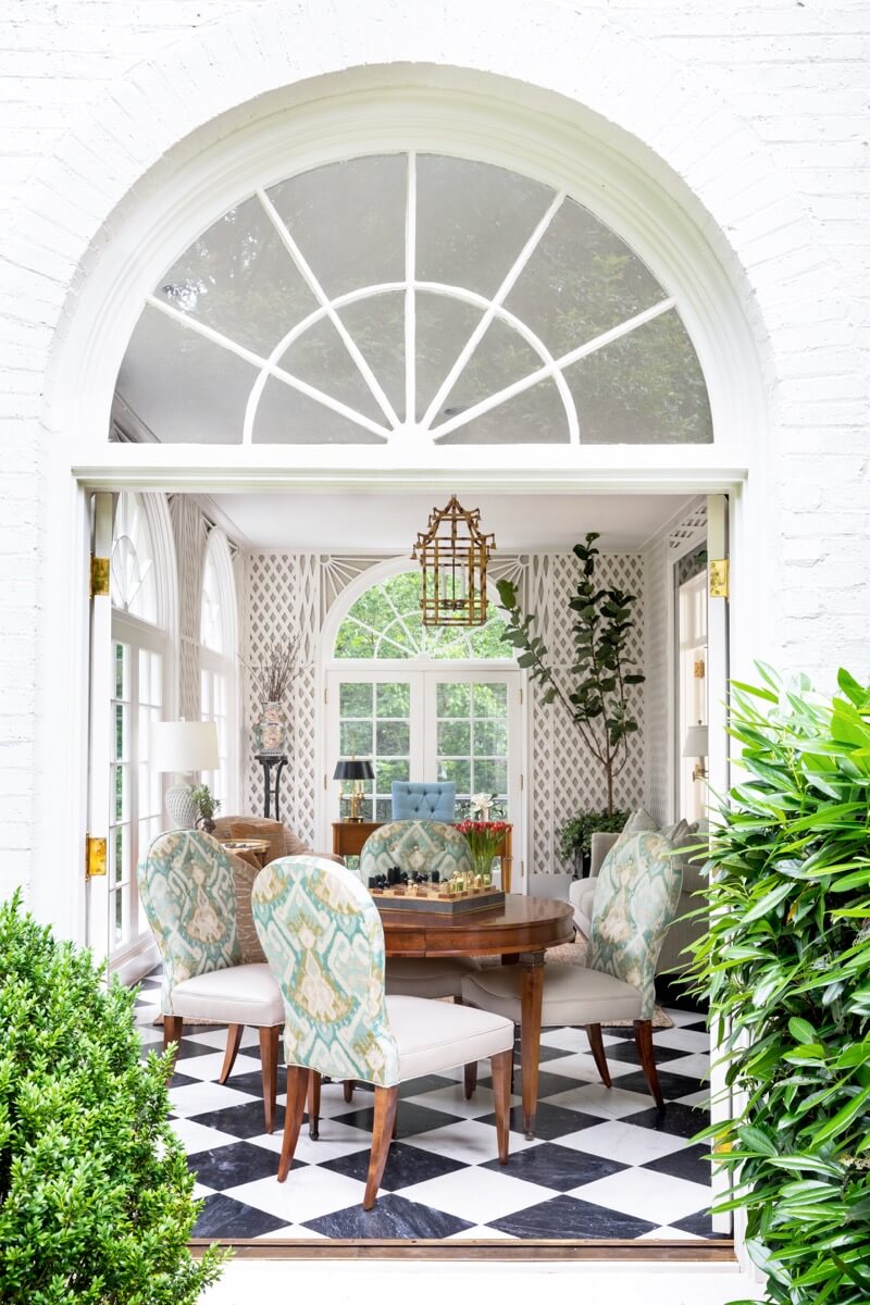 Regency Revival, Southern Architecture & a Lattice Porch