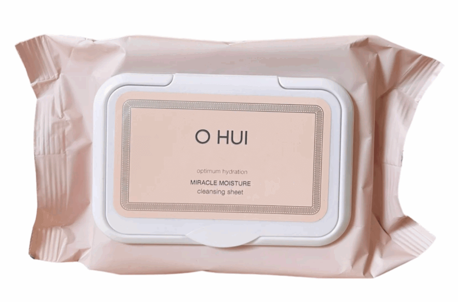 50 Under $50: Your BHAM Holiday Gift Guide - 8 A package of O HUI Miracle Moisture Cleansing Sheet with a pink and white design and a plastic resealable lid—perfect for holiday gifts under $50 or as a thoughtful pick from the 2025 gift guide.