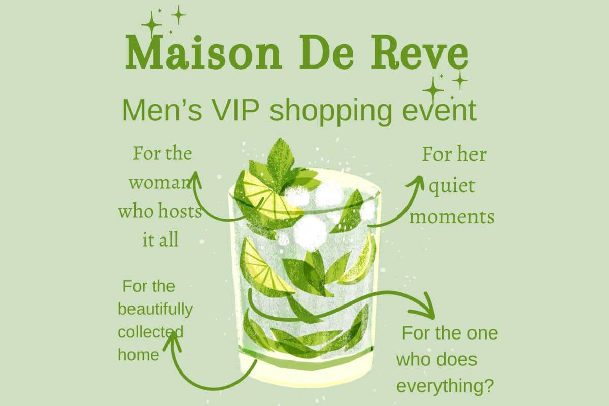 VIP Men’s Shopping Night at Maison de Rêve