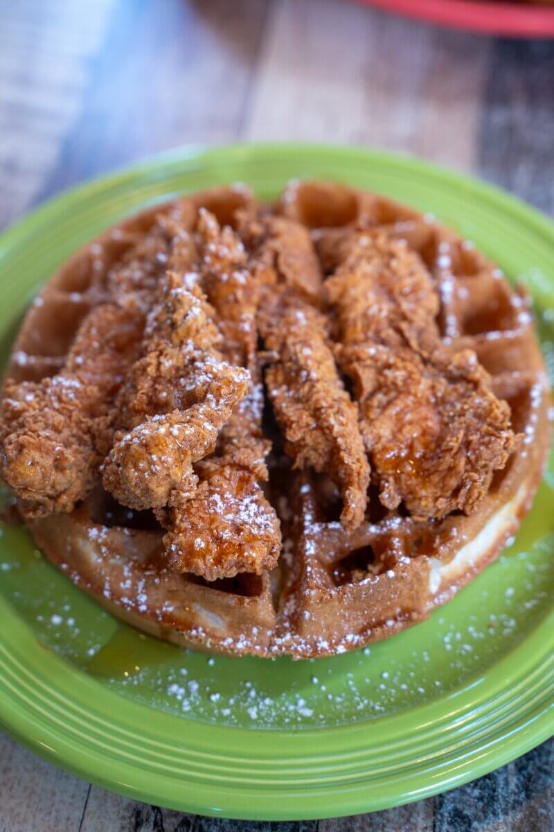 How to Eat, Shop & Play Your Way Through Texas - 12 SB TX ChickenAndWaffles Stellas Credit VisitPearland