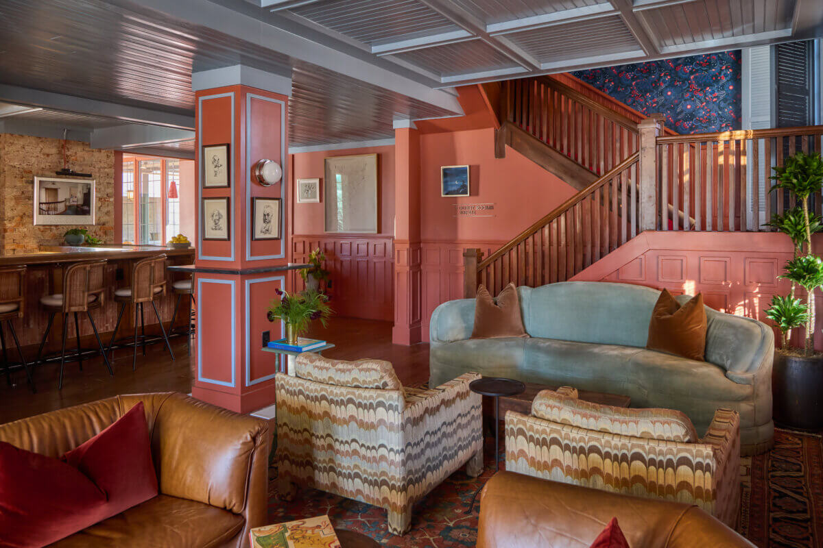 4 New Nashville Boutique Hotels That Should Be on Your Radar - 5 Interior of The Chloe boutique hotel seating area.