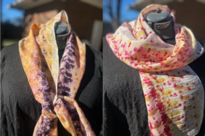 ARTlab: Natural Dyeing Silk