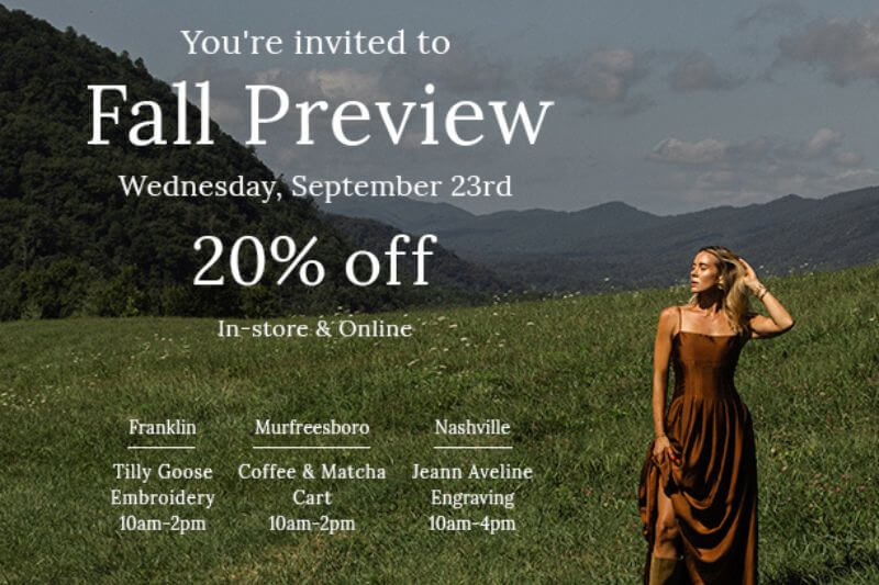 Fall Preview at e.Allen